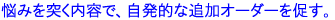 Y݂˂eŁAIȒǉI[_[𑣂B